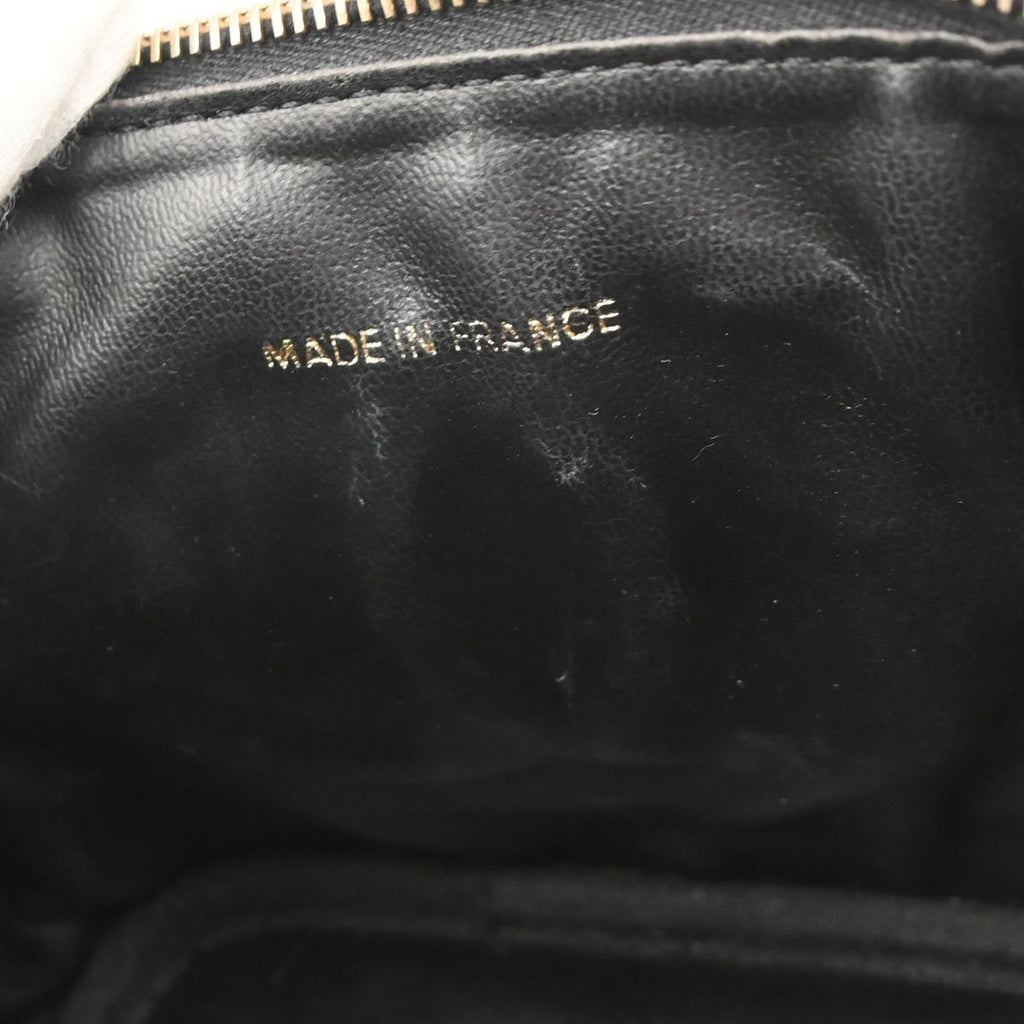 Chanel Vintage Timeless Cosmetic Case Caviar Black Leather Handbag (Authentic  )