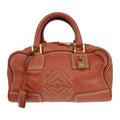 Loewe Amazona Bag Leather Pink Leather Handbag ( )
