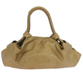 Loewe Anagram Logo Nappa Aire Hand Bag Leather Gold Leather Handbag (Authentic  )