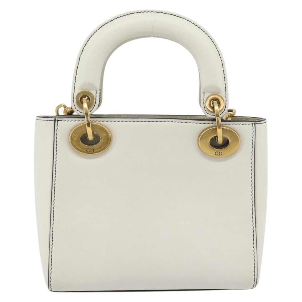 Christian Dior Lady Dior Bag Leather Multicolour Leather Handbag ( )