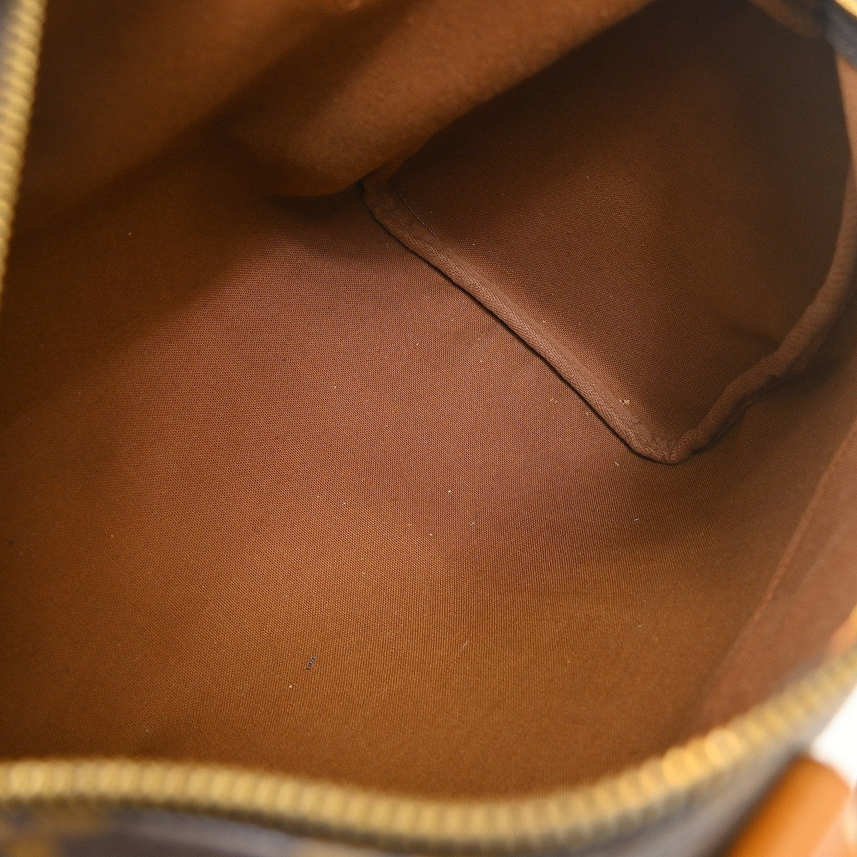 Louis Vuitton Speedy Handbag Monogram Canvas Brown Canvas Handbag ( )