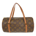 Louis Vuitton Papillon Handbag Monogram Canvas Brown Canvas Handbag ( )