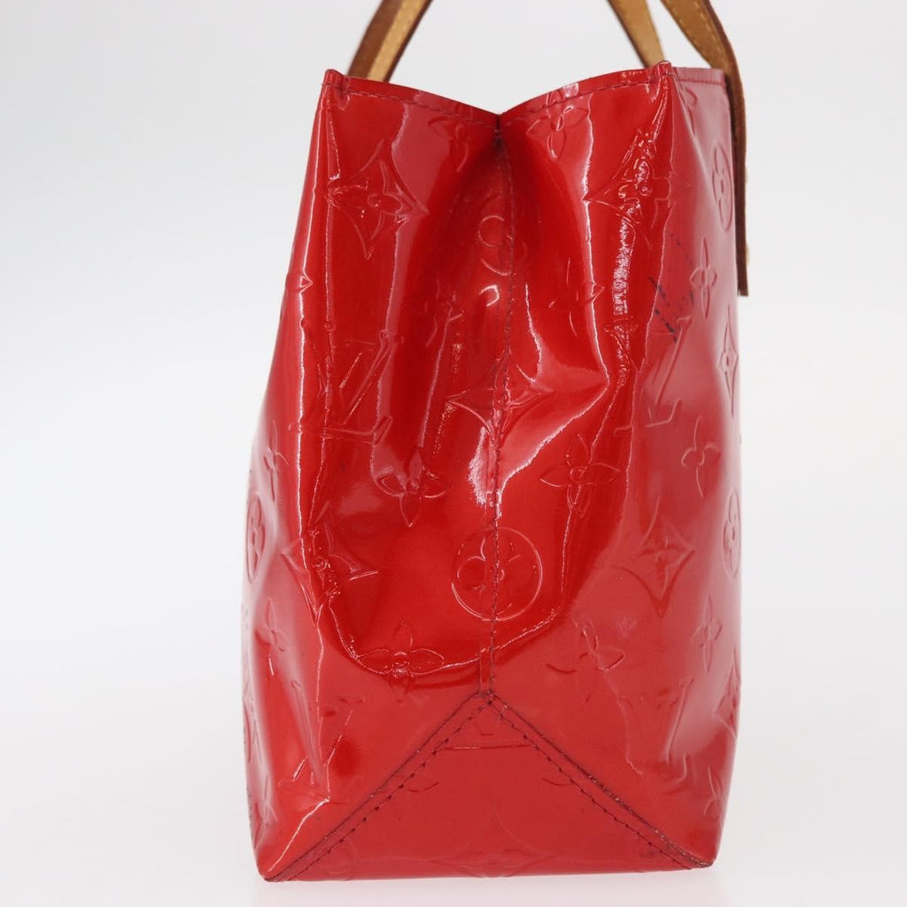 Louis Vuitton Reade Handbag Monogram Vernis Red Patent_Leather Handbag (Authentic  )