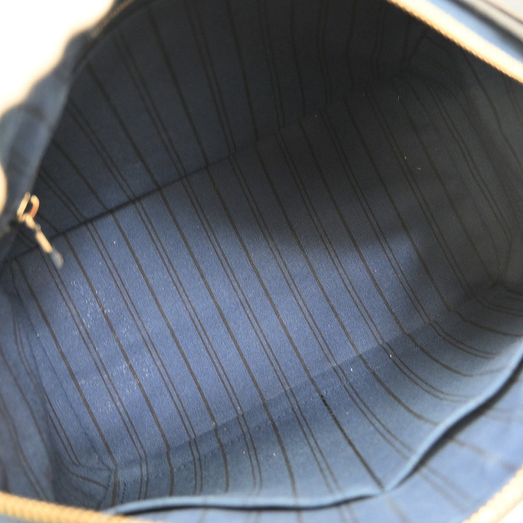 Louis Vuitton Speedy Bandouliere Nm Bag Pins Monogram Empreinte Leather Blue Leather Handbag ( )