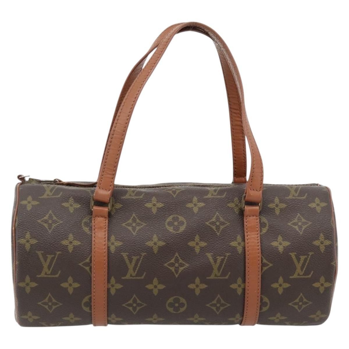 Louis Vuitton Papillon Handbag Monogram Canvas Brown Canvas Handbag ( )