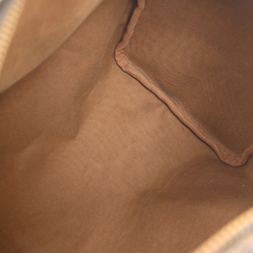 Louis Vuitton Speedy Handbag Monogram Canvas Brown Canvas Handbag ( )