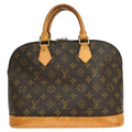 Louis Vuitton Alma Handbag Monogram Canvas Brown Canvas Handbag ( )