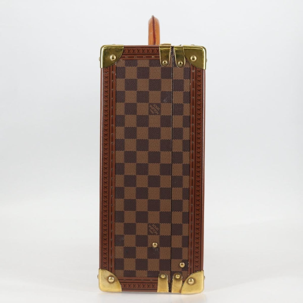 Louis Vuitton Cotteville Trunk Monogram Canvas Brown Canvas Bag (Authentic  )