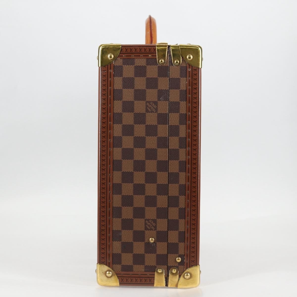 Louis Vuitton Cotteville Trunk Monogram Canvas Brown Canvas Bag (Authentic  )