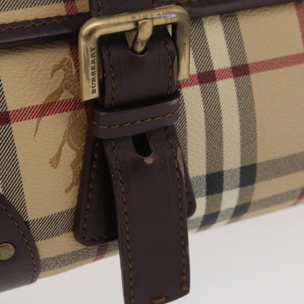 Burberry Nova Check Handbag Pvc Beige Pvc Handbag ( )
