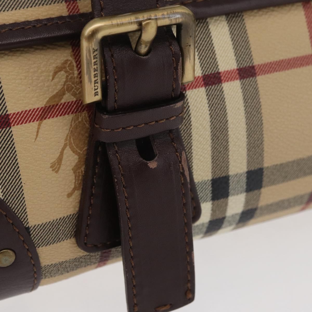 Burberry Nova Check Handbag Pvc Beige Pvc Handbag ( )