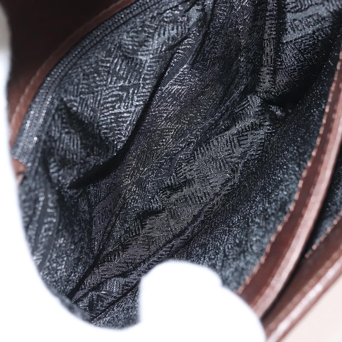 Bottega Veneta Intrecciato Handbag Leather Brown Leather Handbag ( )