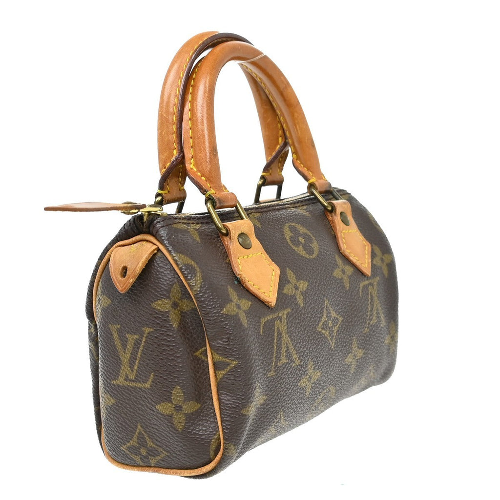 Louis Vuitton Speedy Bandouliere Nm Bag Monogram Canvas Brown Canvas Handbag ( )
