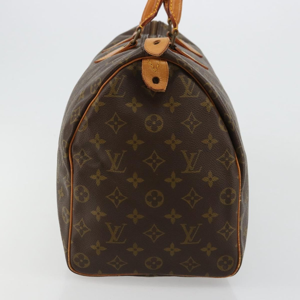 Louis Vuitton Speedy Handbag Monogram Canvas Brown Canvas Handbag ( )