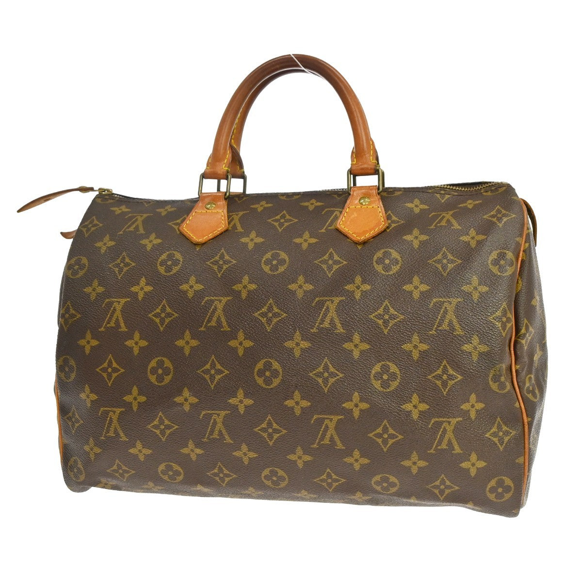 Louis Vuitton Speedy Handbag Monogram Canvas Brown Canvas Handbag ( )