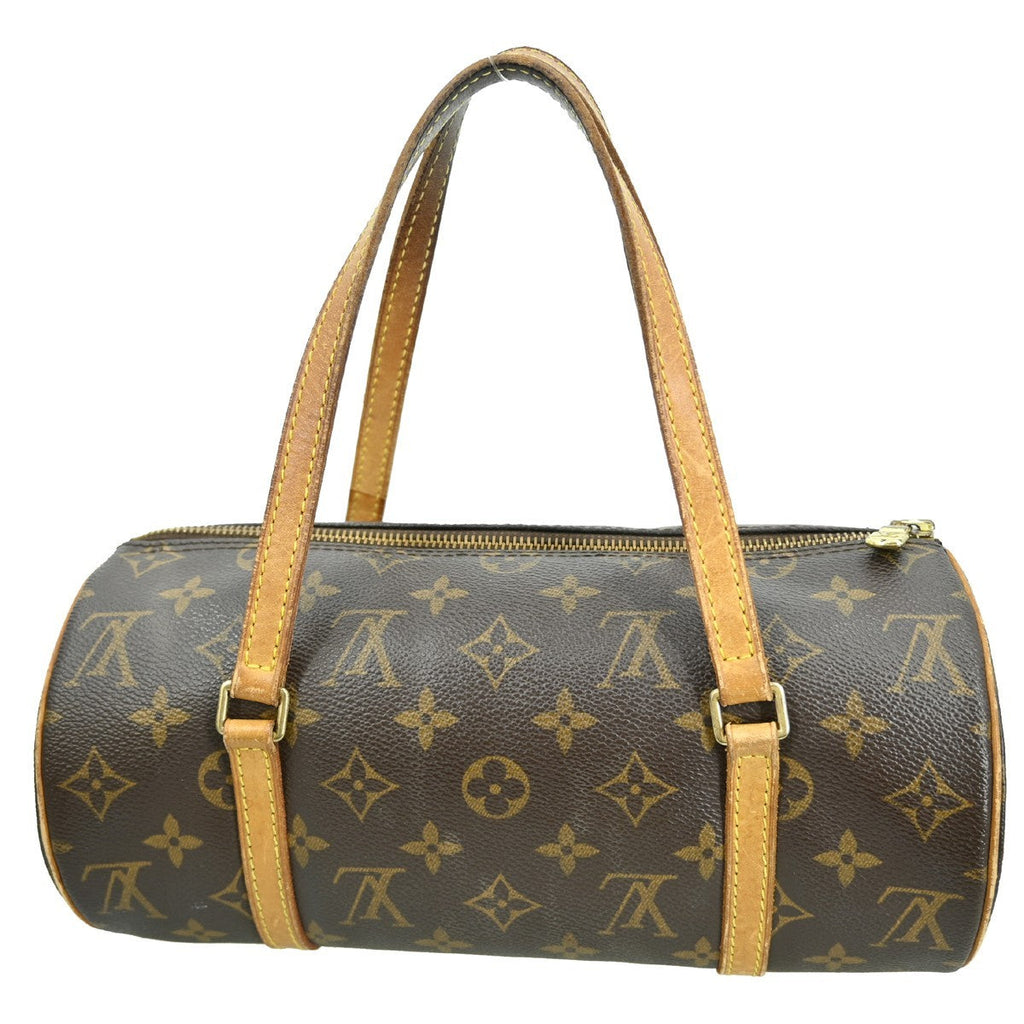 Louis Vuitton Papillon Handbag Monogram Canvas Brown Canvas Handbag ( )
