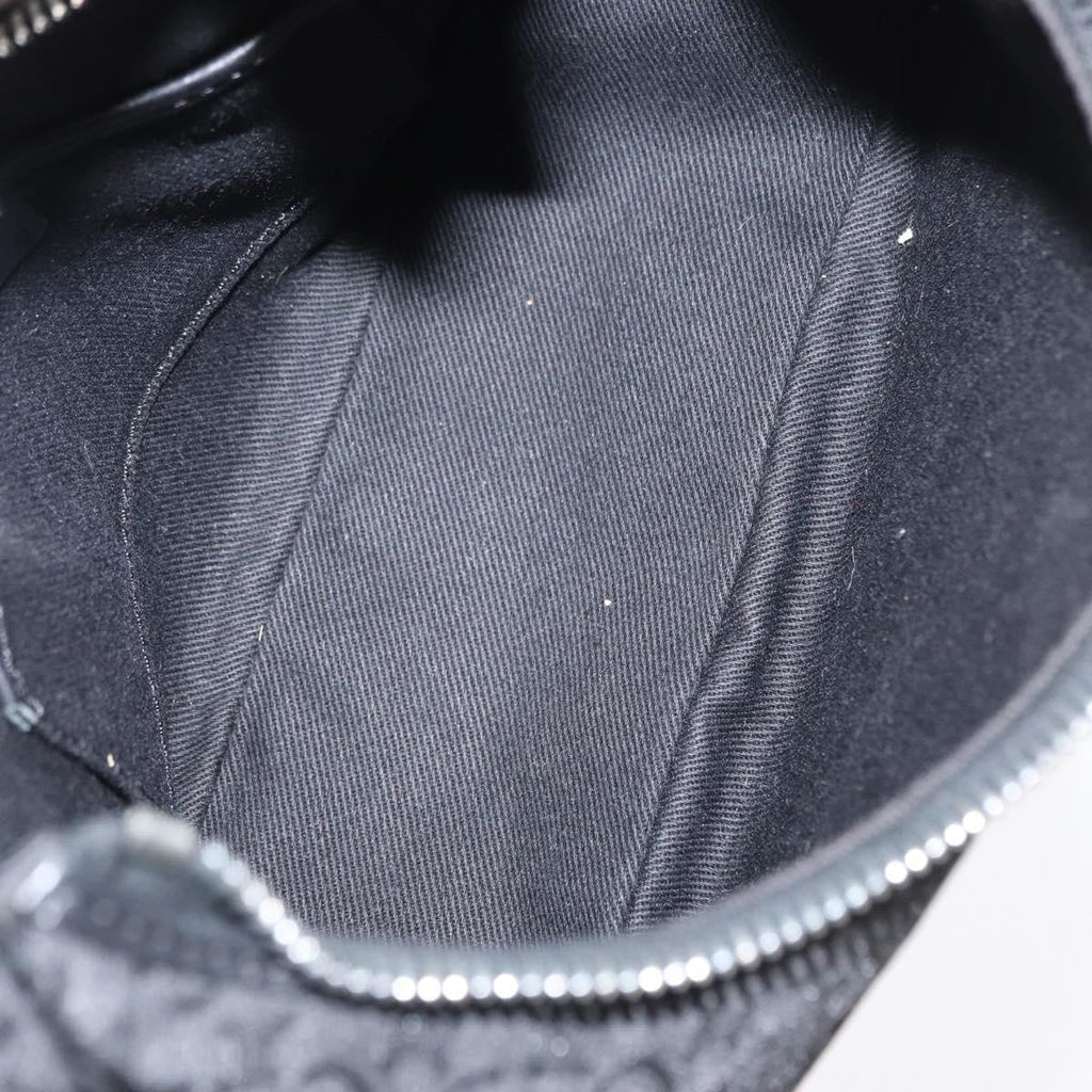 Celine Ava Bag Macadam Canvas Black Canvas Handbag (Authentic  )