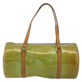Louis Vuitton Bedford Handbag Monogram Vernis Green Patent_Leather Handbag (Authentic  )