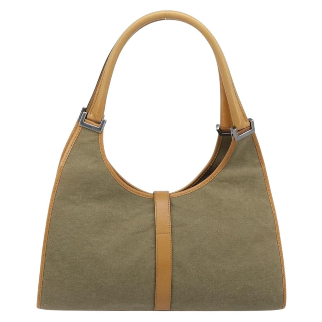Gucci Vintage Jackie Handbag Canvas Beige Canvas Handbag ( )
