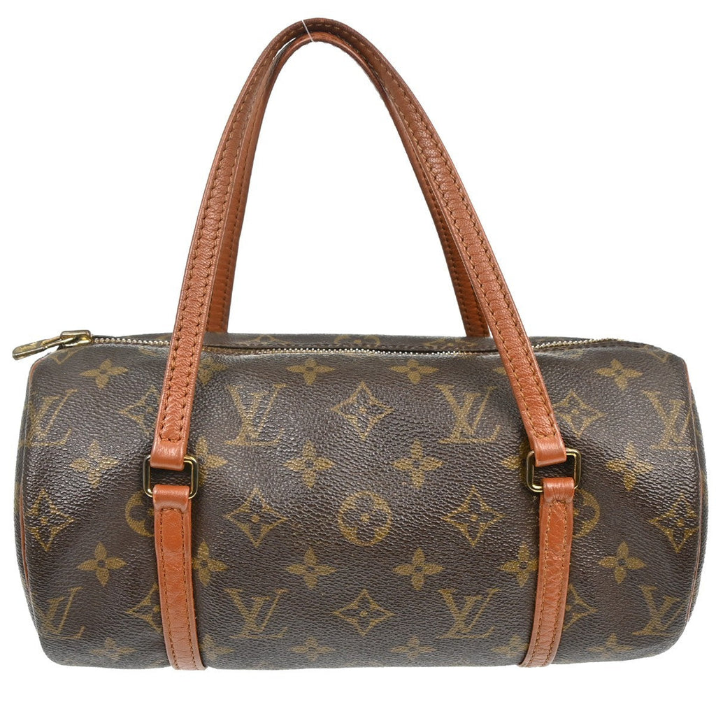 Louis Vuitton Papillon Handbag Monogram Canvas Brown Canvas Handbag ( )