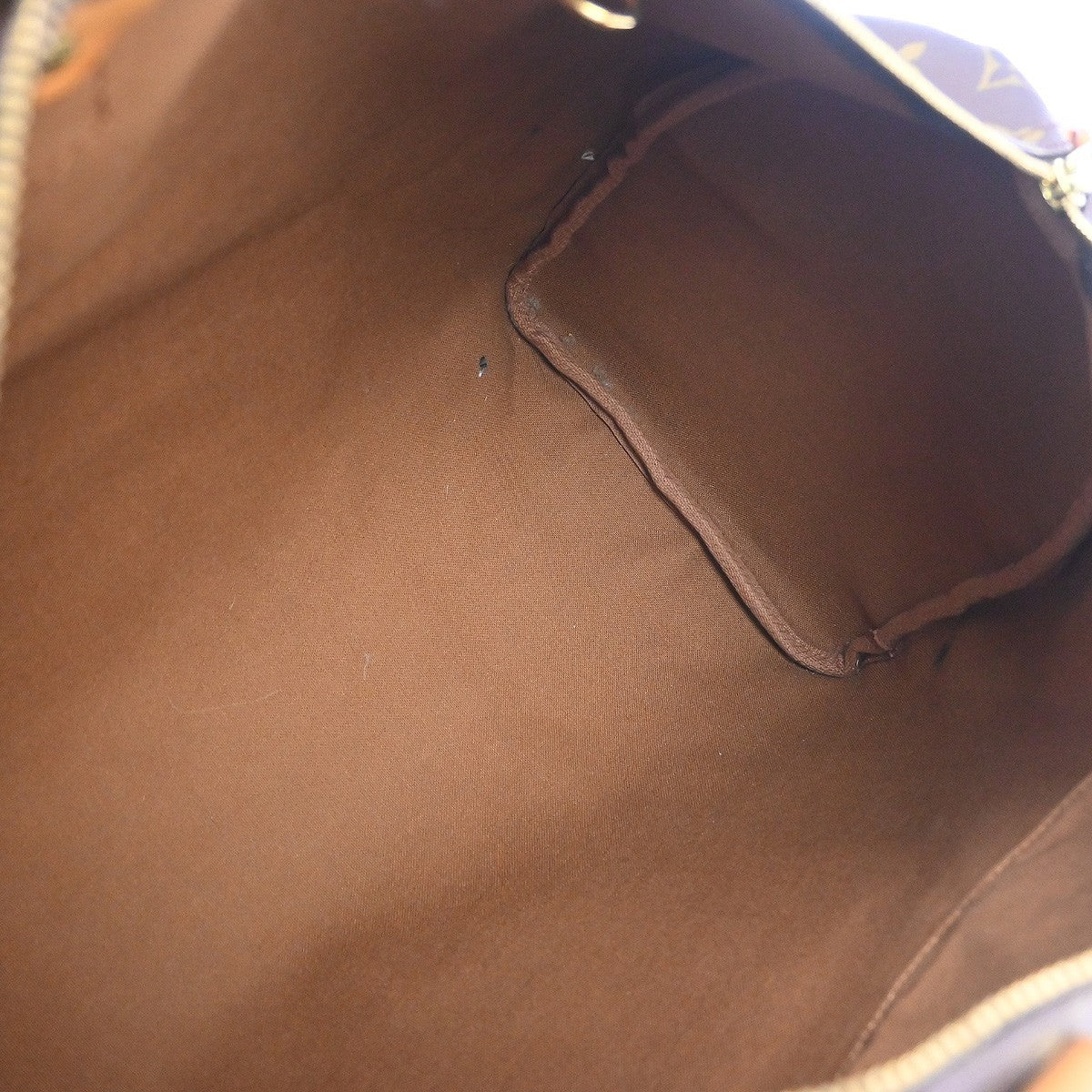 Louis Vuitton Speedy Handbag Monogram Canvas Brown Canvas Handbag ( )