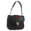 Gucci Sherry Line Shoulder Bag Leather Multicolour Leather Handbag ( )