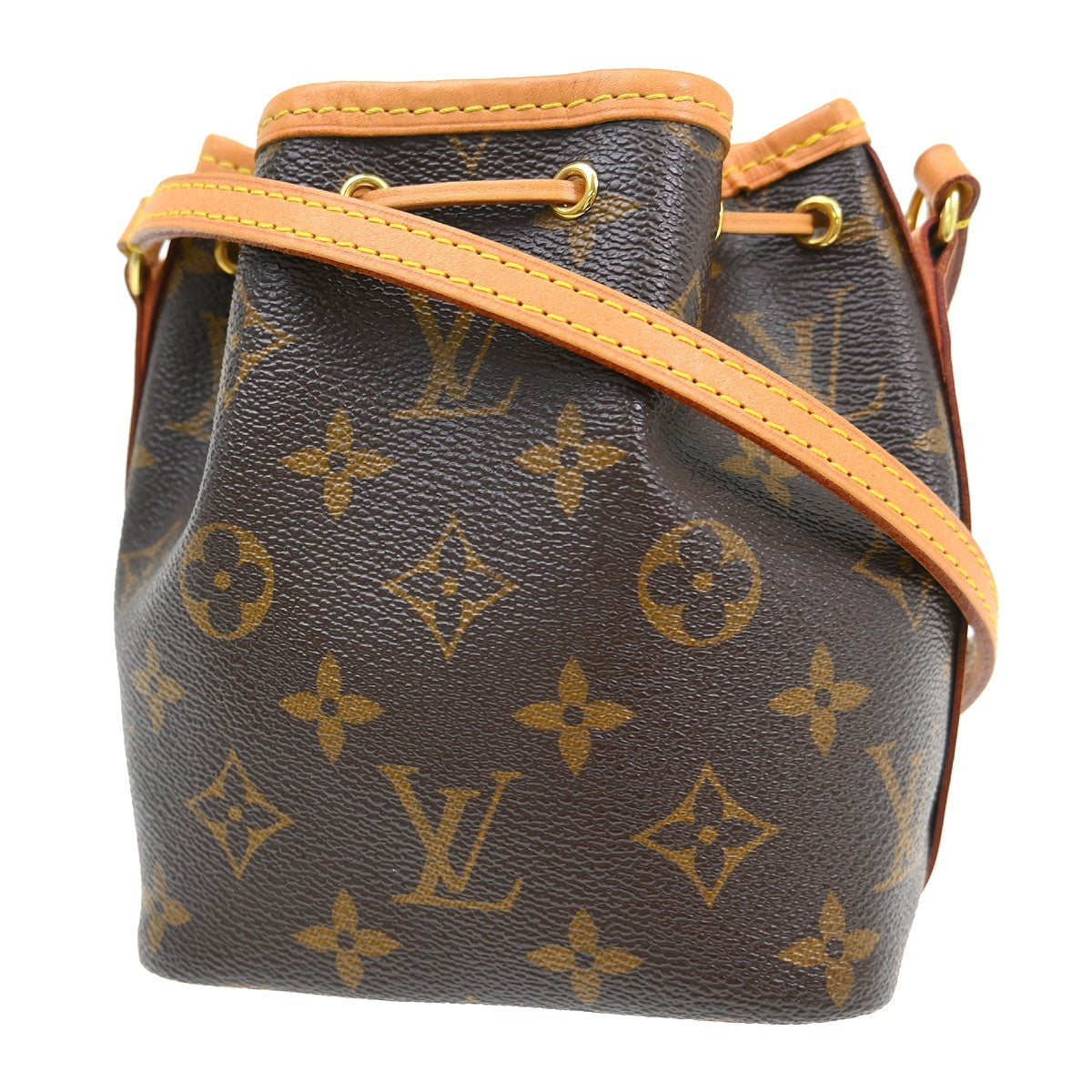 Louis Vuitton Noe Handbag Monogram Canvas Brown Canvas Handbag ( )