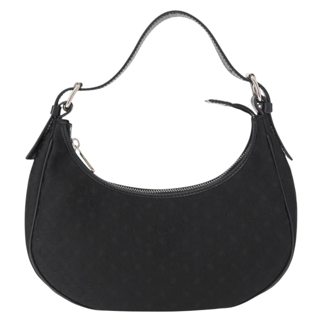 Celine Ava Bag Macadam Canvas Black Canvas Handbag (Authentic  )