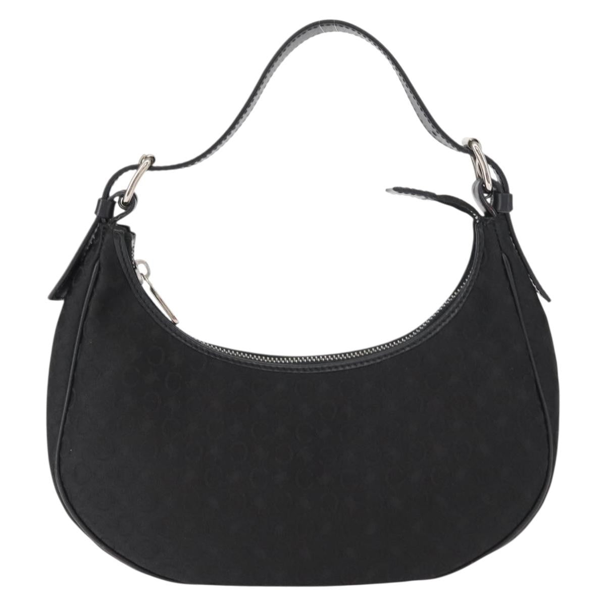 Celine Ava Bag Macadam Canvas Black Canvas Handbag (Authentic  )