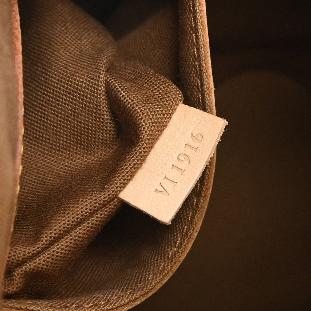 Louis Vuitton Alma Handbag Monogram Canvas Brown Canvas Handbag ( )