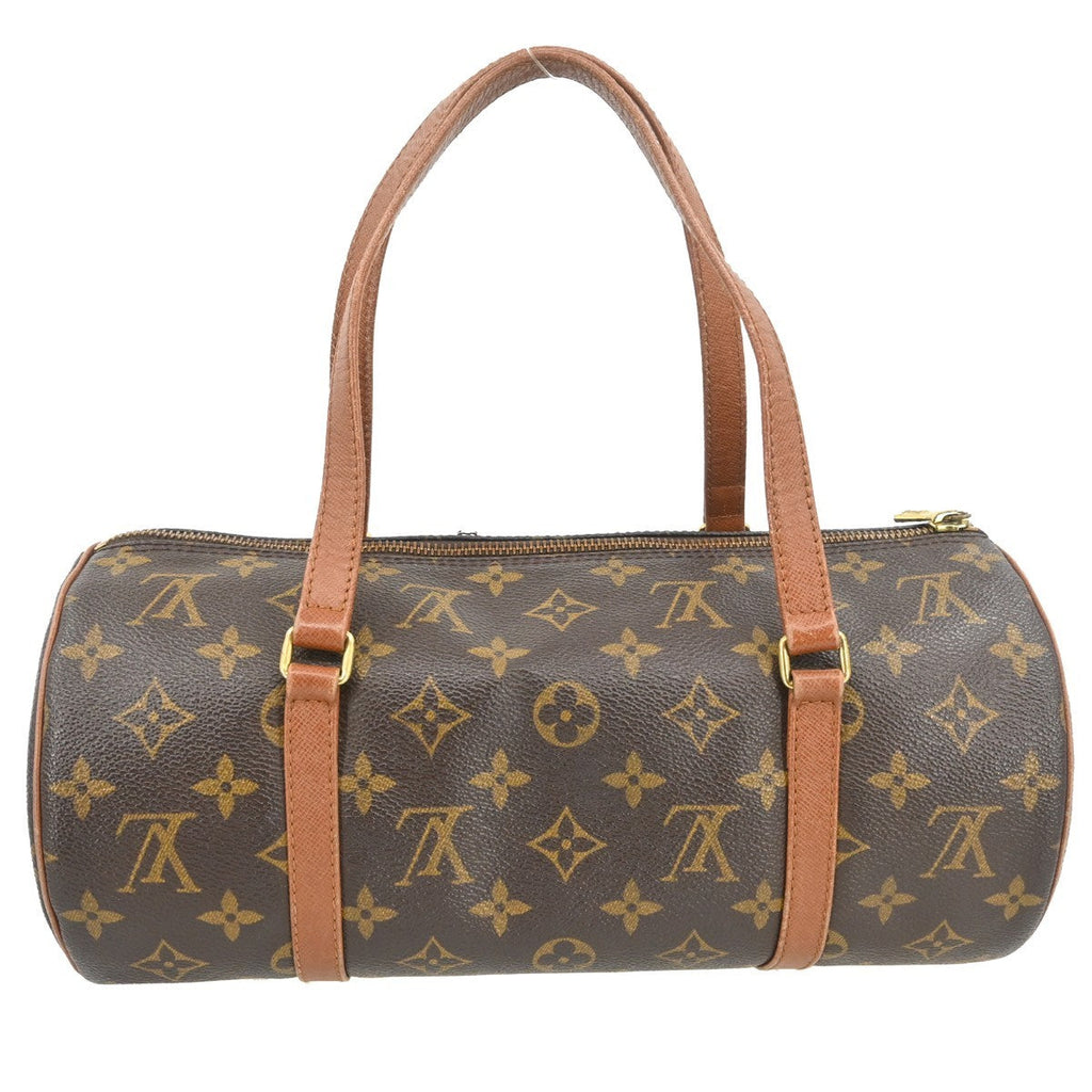 Louis Vuitton Papillon Handbag Monogram Canvas Brown Canvas Handbag ( )