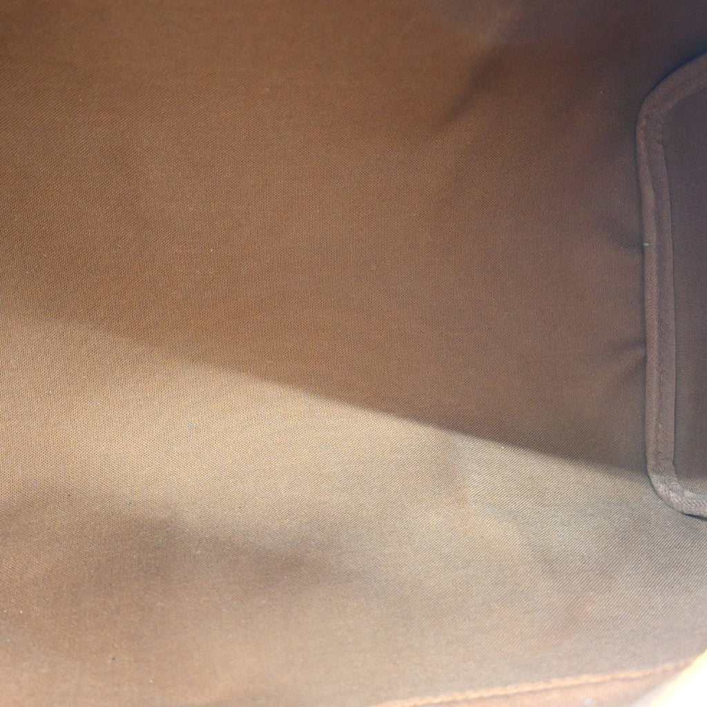 Louis Vuitton Neo Speedy Bag Cuir Orfevre Leather Brown Canvas Handbag ( )