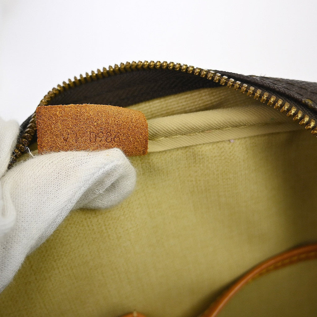 Louis Vuitton Deauville Handbag Monogram Canvas Brown Canvas Handbag ( )