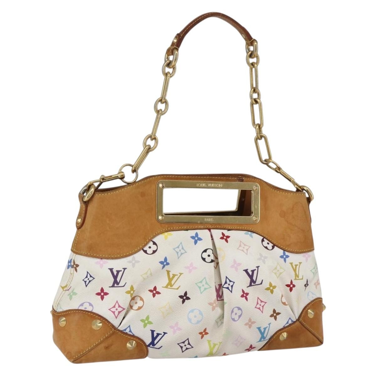 Louis Vuitton Judy Handbag Monogram Multicolor Multicolour Canvas Handbag (Authentic  )