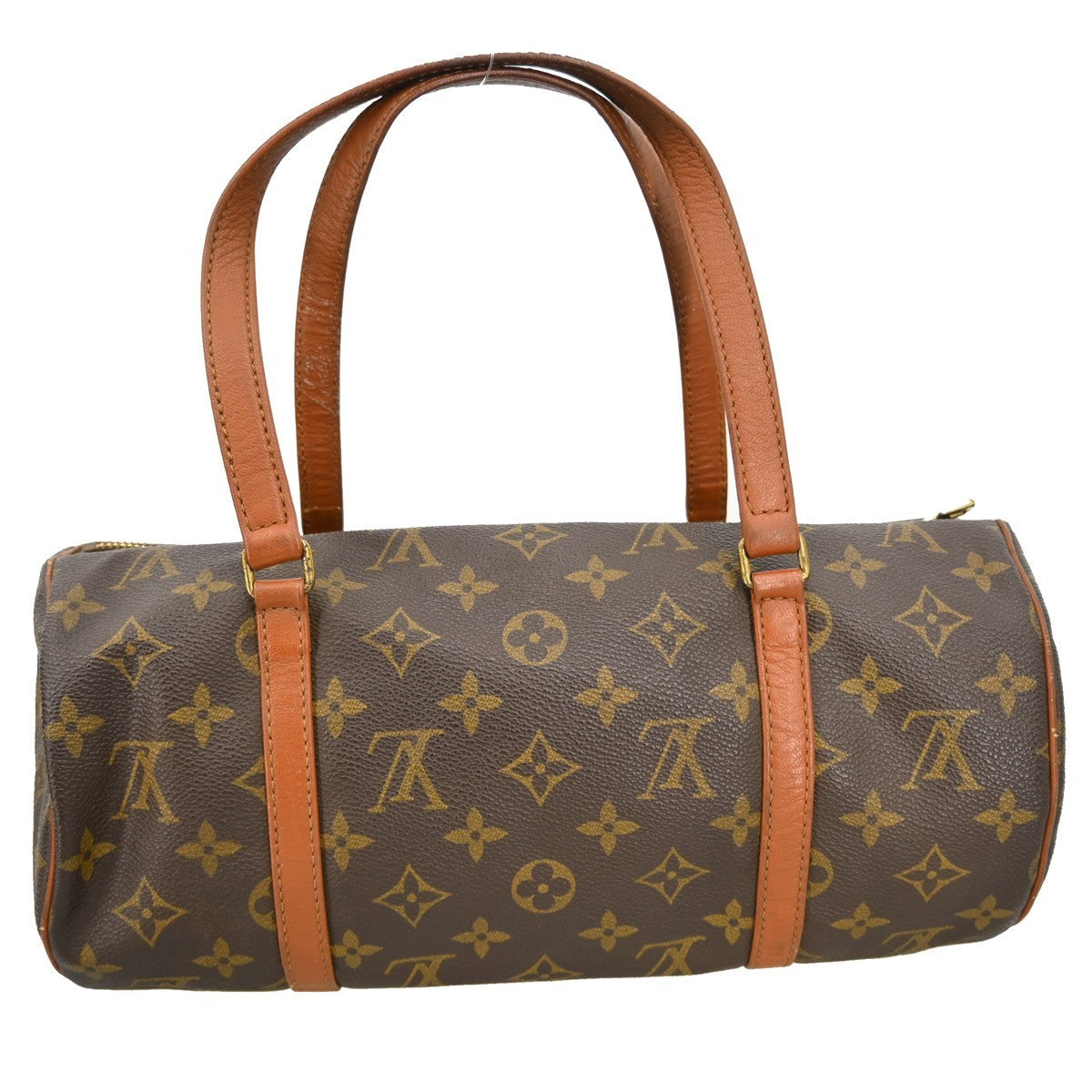 Louis Vuitton Papillon Handbag Monogram Canvas Brown Canvas Handbag ( )