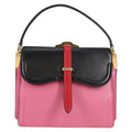Prada Belle Top Handle Bag City Calf Pink Leather Bag (Authentic  )