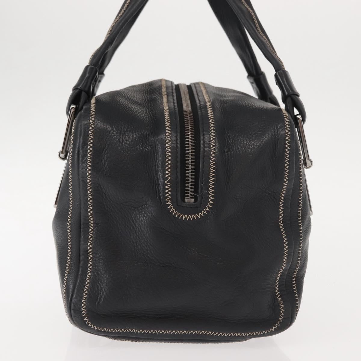 Chanel Cc Bowler Quilted Caviar Black Leather Handbag (Authentic  )