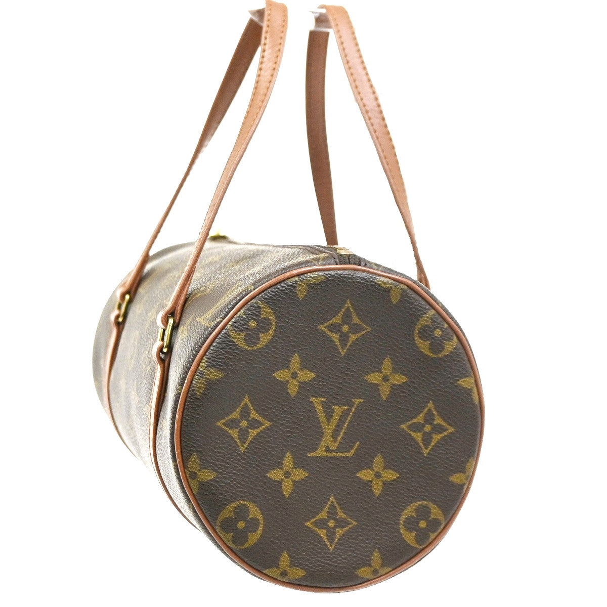 Louis Vuitton Papillon Handbag Monogram Canvas Brown Canvas Handbag ( )