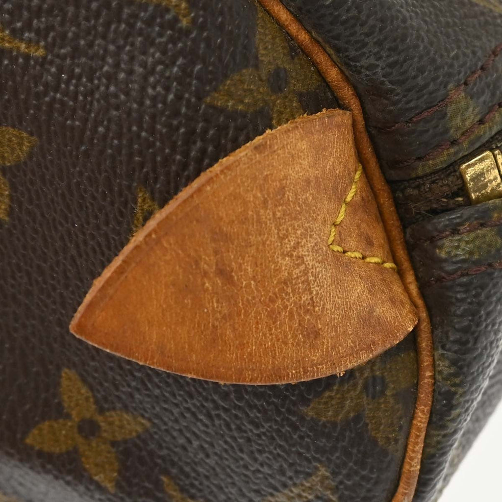 Louis Vuitton Speedy Handbag Monogram Canvas Brown Canvas Handbag ( )