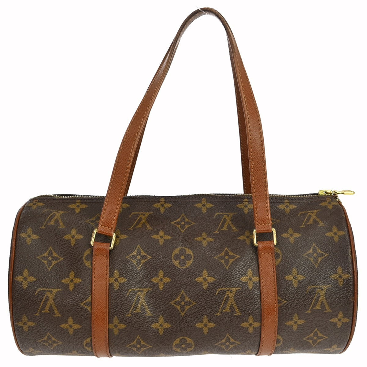Louis Vuitton Papillon Handbag Monogram Canvas Brown Canvas Handbag ( )