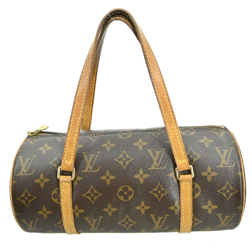 Louis Vuitton Papillon Handbag Monogram Canvas Brown Canvas Handbag ( )