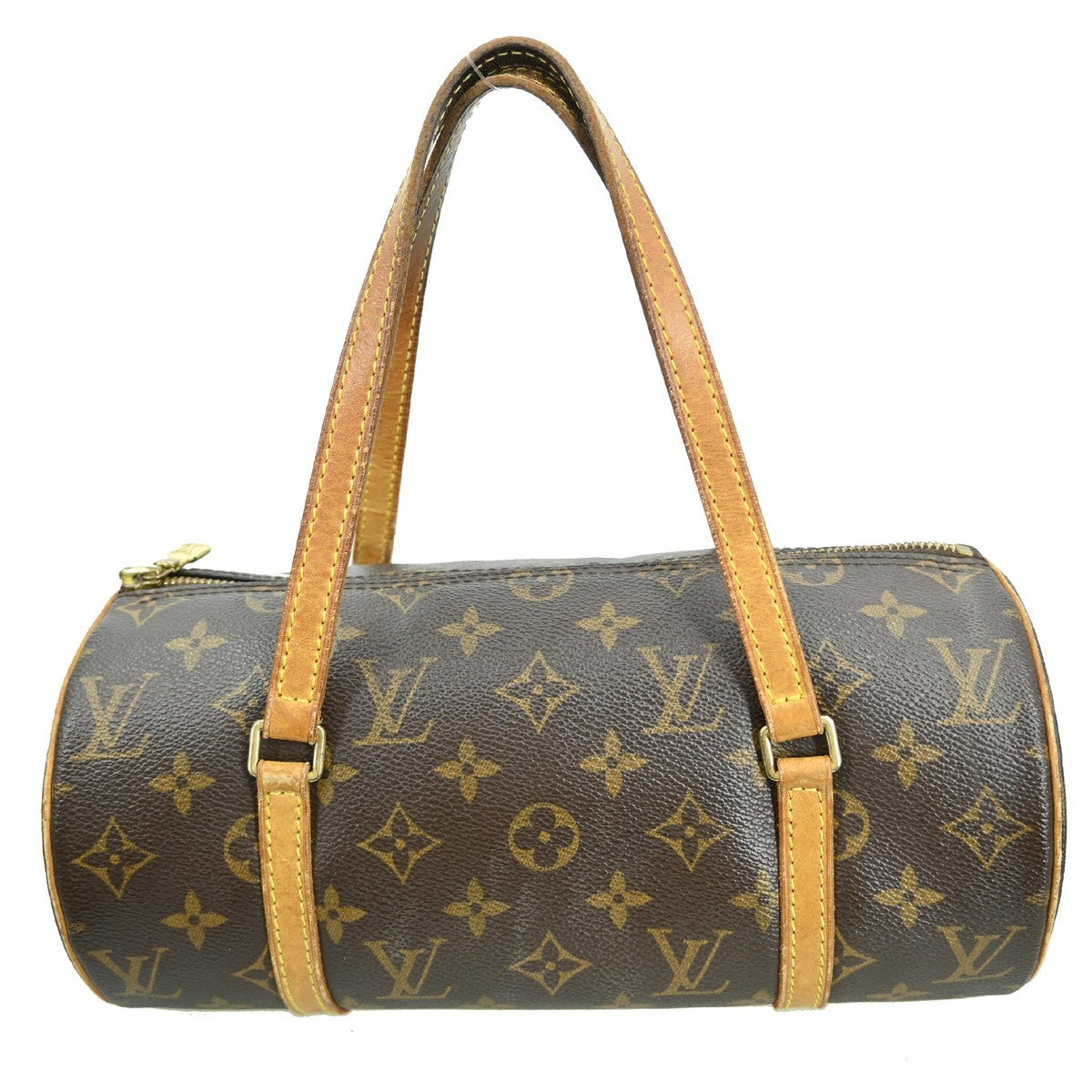 Louis Vuitton Papillon Handbag Monogram Canvas Brown Canvas Handbag ( )