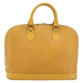 Louis Vuitton Alma Handbag Epi Leather Yellow Leather Handbag ( )