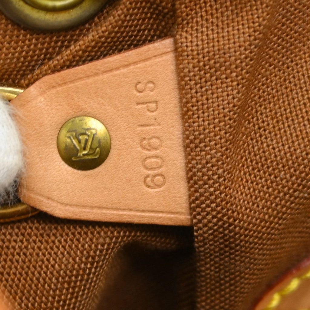 Louis Vuitton Vintage Montsouris Backpack Monogram Canvas Brown Canvas Backpack Bag ( )
