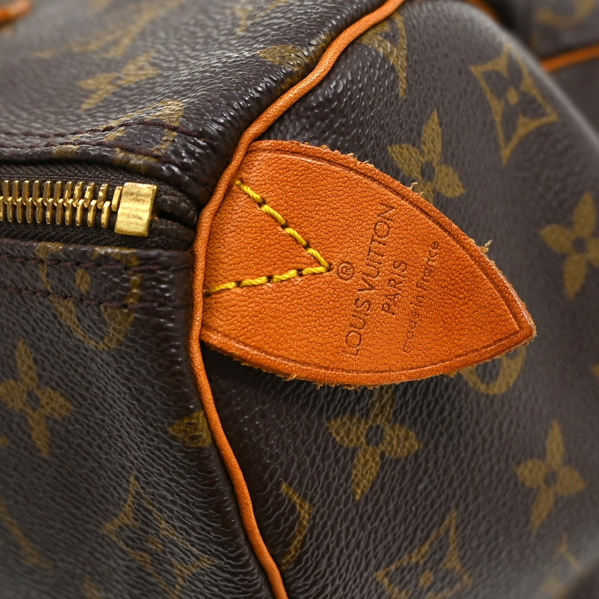 Louis Vuitton Speedy Handbag Monogram Canvas Brown Canvas Handbag ( )
