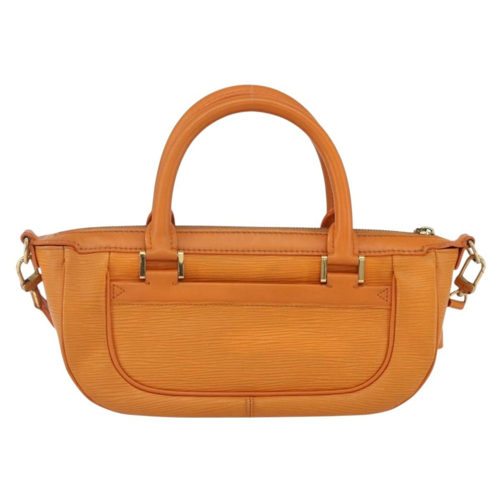 Louis Vuitton Danura Handbag Epi Orange Leather Handbag (Authentic  )