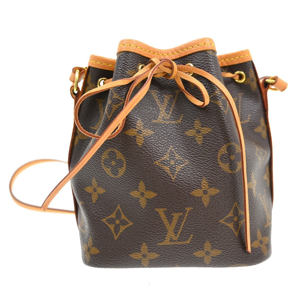 Louis Vuitton Noe Handbag Monogram Canvas Brown Canvas Handbag ( )