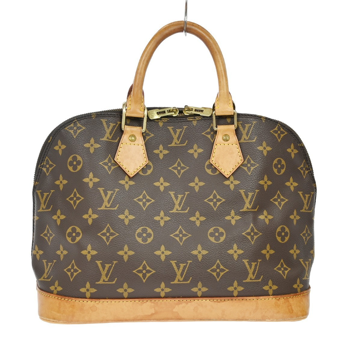 Louis Vuitton Alma Handbag Monogram Canvas Brown Canvas Handbag ( )