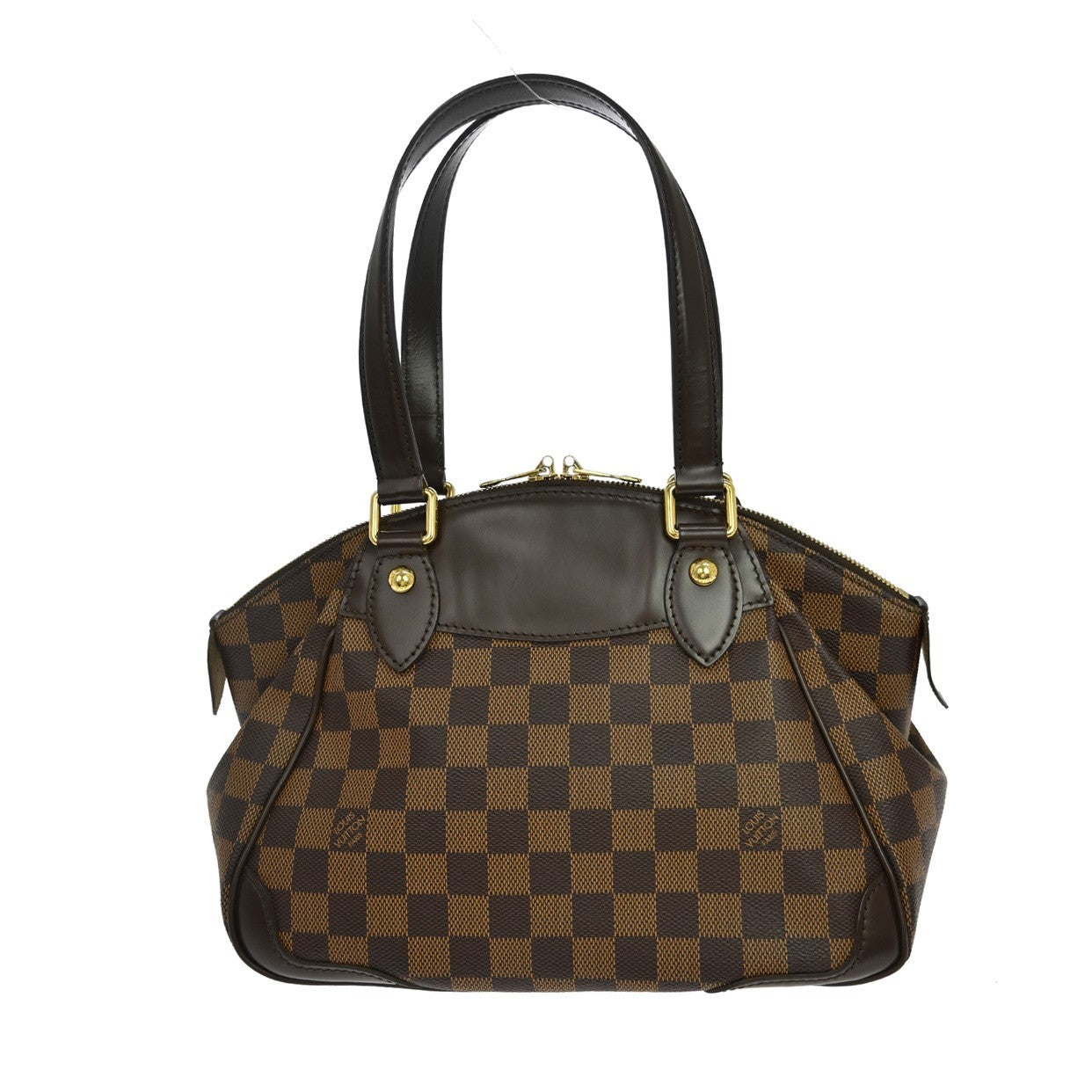 Louis Vuitton Varenne Handbag Epi Leather Brown Canvas Handbag ( )