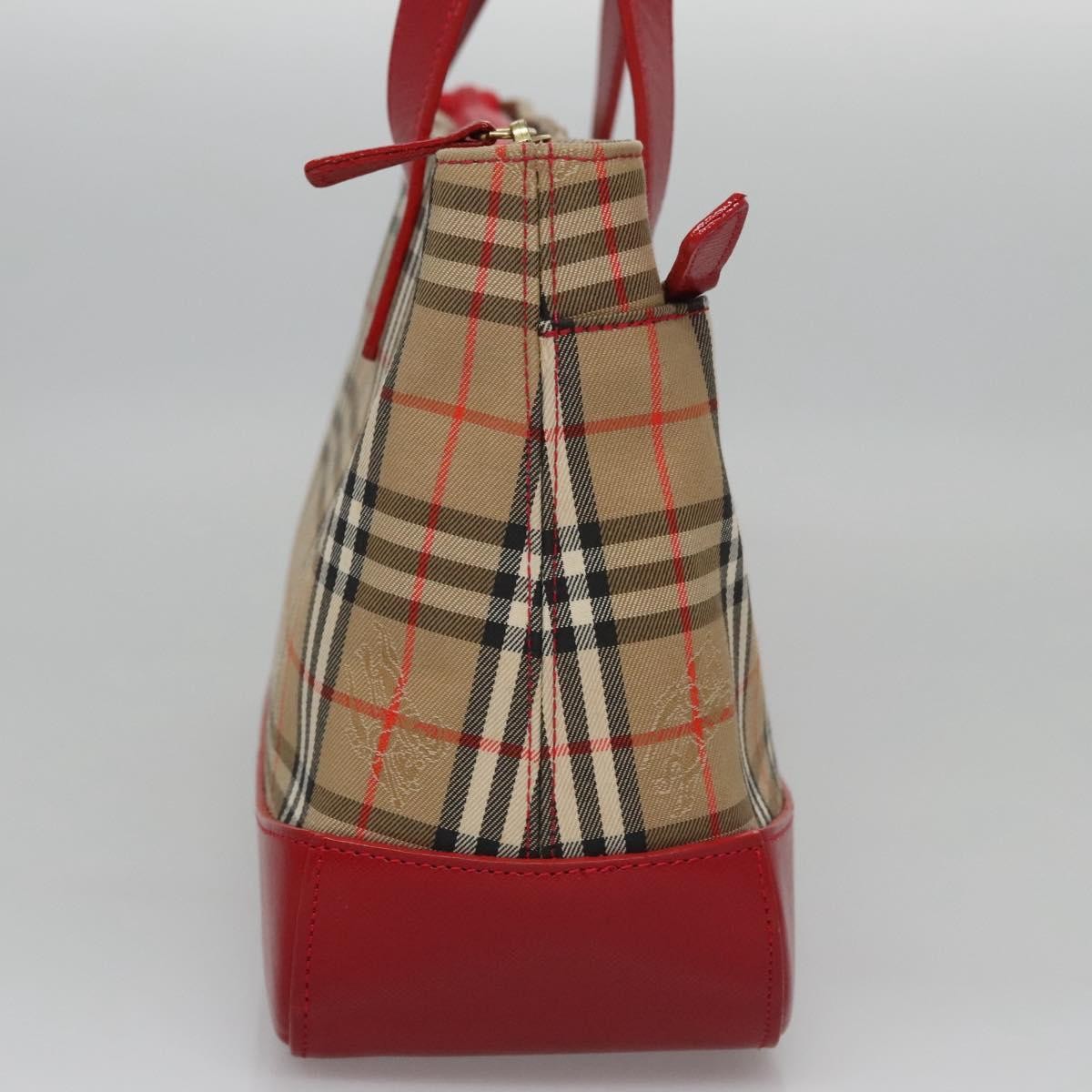 Burberry Nova Check Handbag Nova Check Canvas And Leather Beige Canvas Handbag (Authentic  )